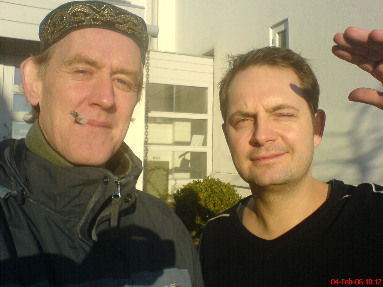 Erik Thau-Knudsen og Thomas Boserup i Snekkerstens morgenlys
