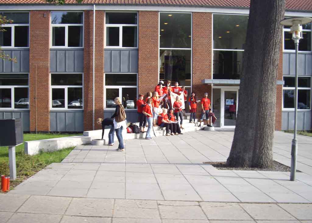 Silkeborg Seminarium (VIA UC) am Studienanfang. Foto: Erik Thau-Knudsen, 2009-08-17.